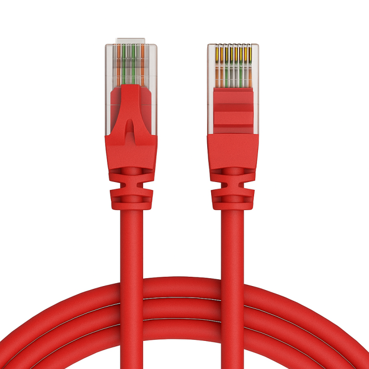 کابل شبکه CAT6 دو متری نمای کلی