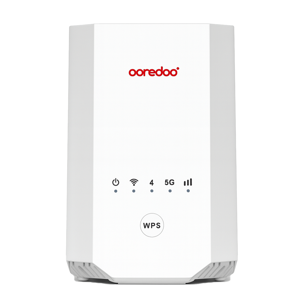  مودم 5G ZLT ooredoo X28 نمای روبه‌رو 